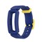 Insten Silicone Watch Band Compatible with Fitbit Inspire, Inspire HR, and Ace 2, Fitness Tracker Replacement Bands, Adjustable Sports Wristband Strap, Blue and Yellow